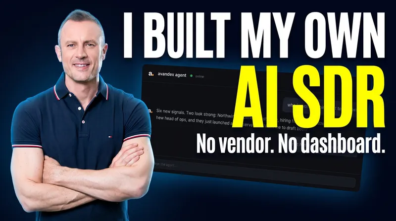 AI SDR: I Built My Own Instead of Buying One. The Complete Blueprint