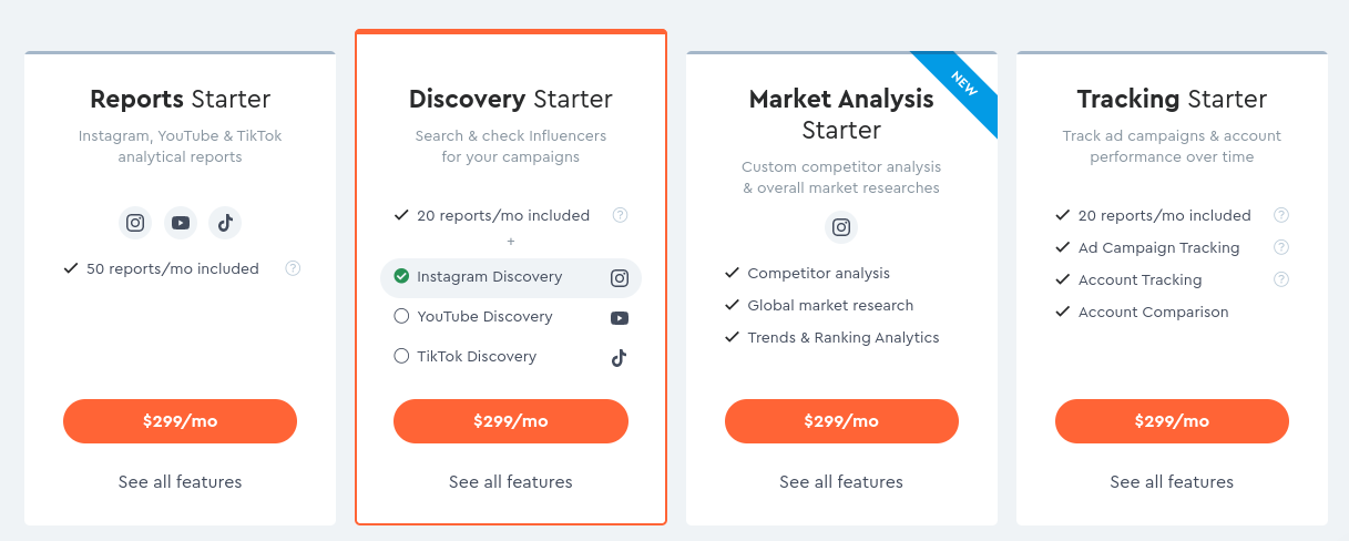 hypeauditor pricing